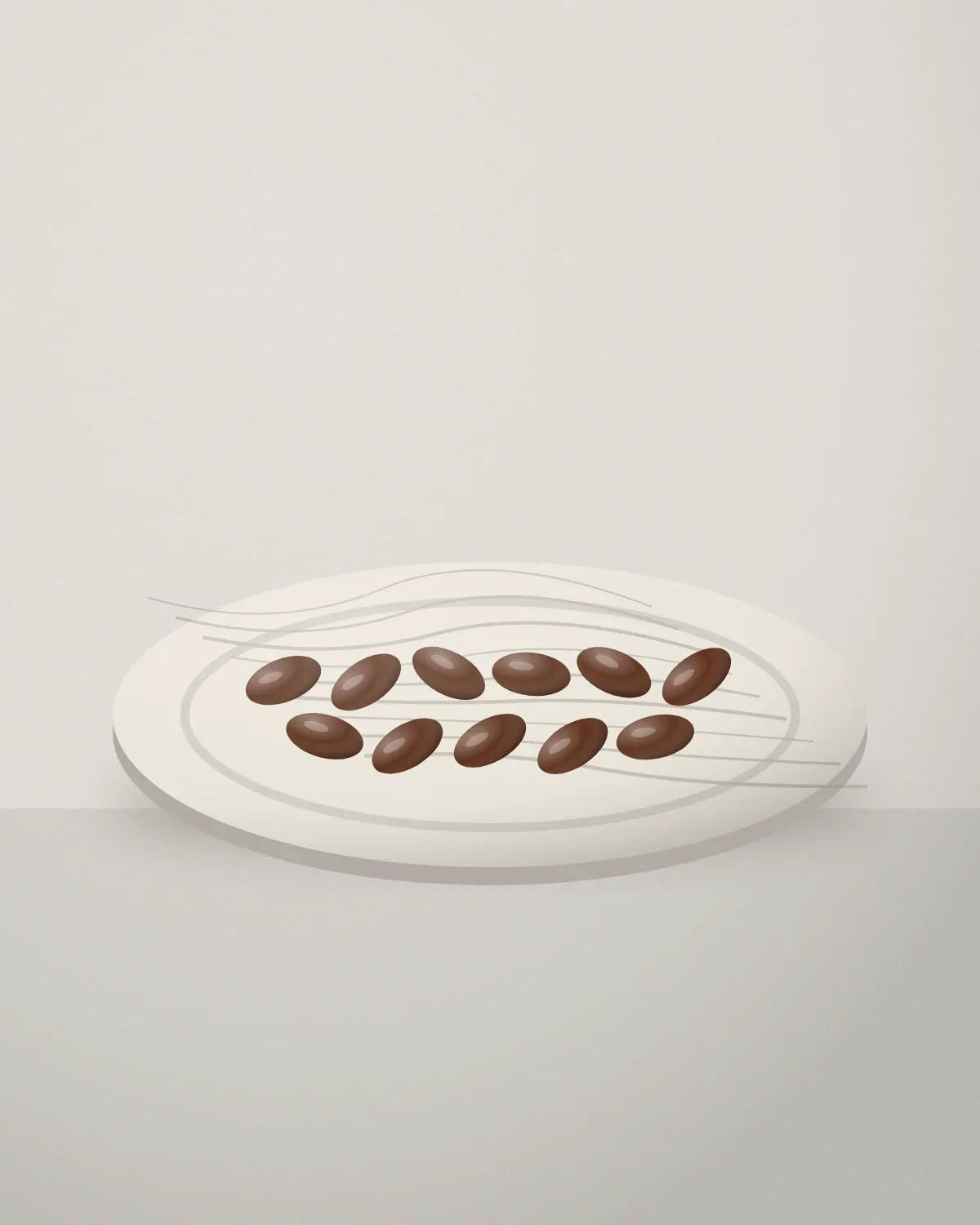 Date Serving Platter