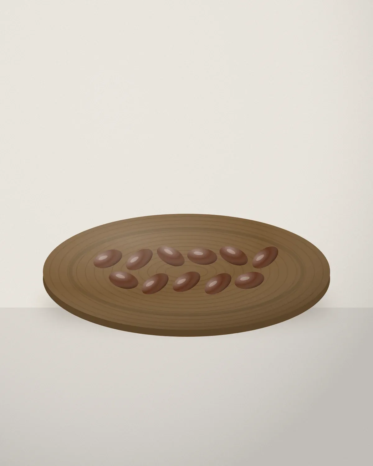 Date Serving Platter