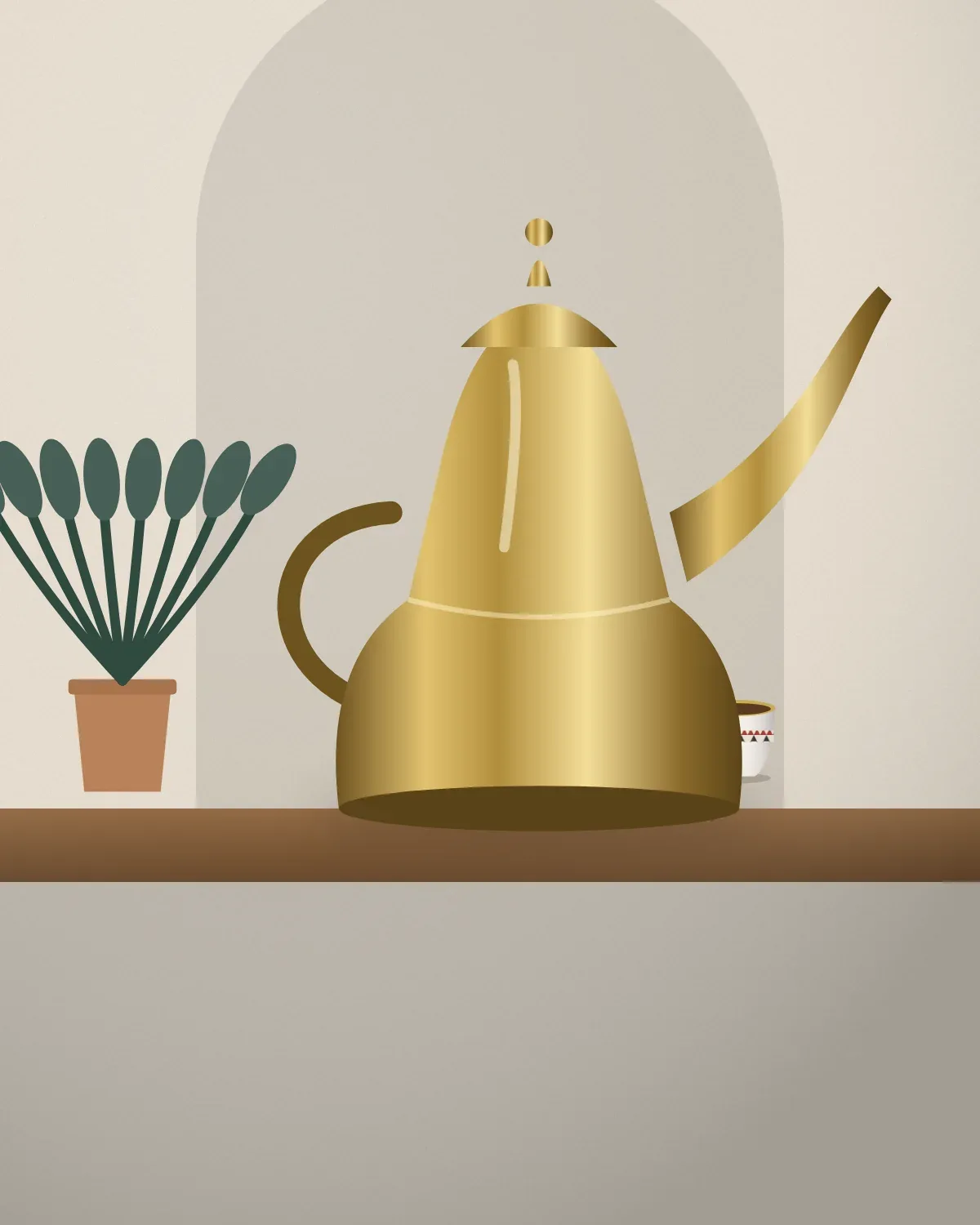 Brass Dallah